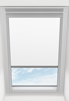 Blackout Roller, White (Blackout) - Loft Blind